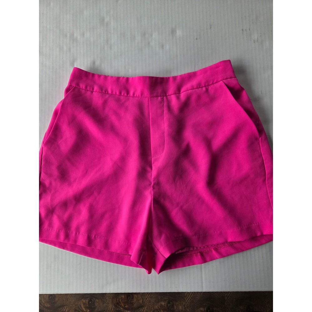 Skies Are Blue Pink High Waisted Shorts Elastic Size M